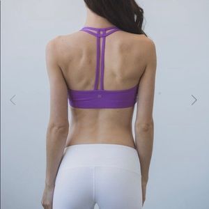 Montiel Teardrop Sports Bra in Orchid
